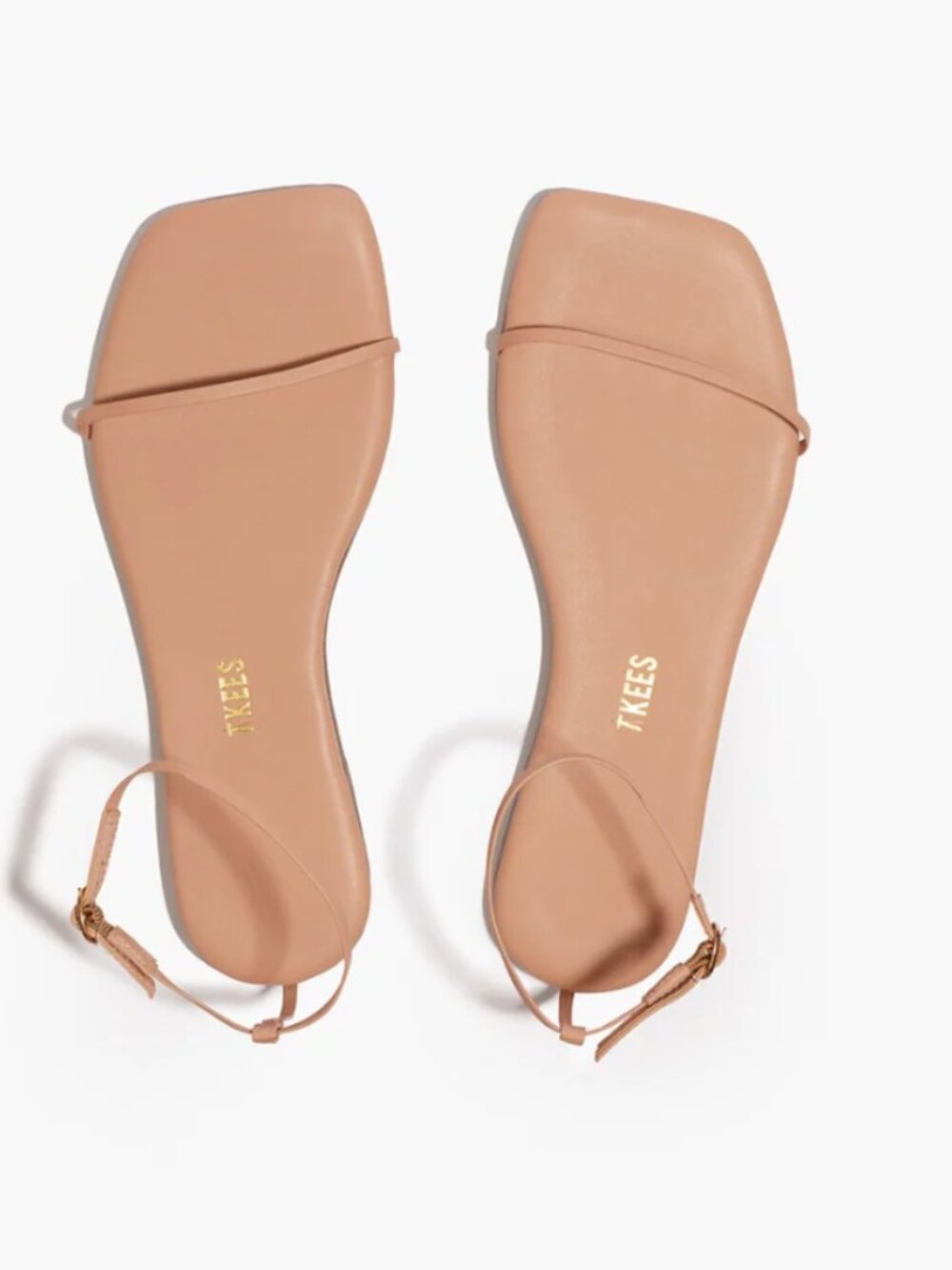 TKEES Square Toe Twiggy Sandals